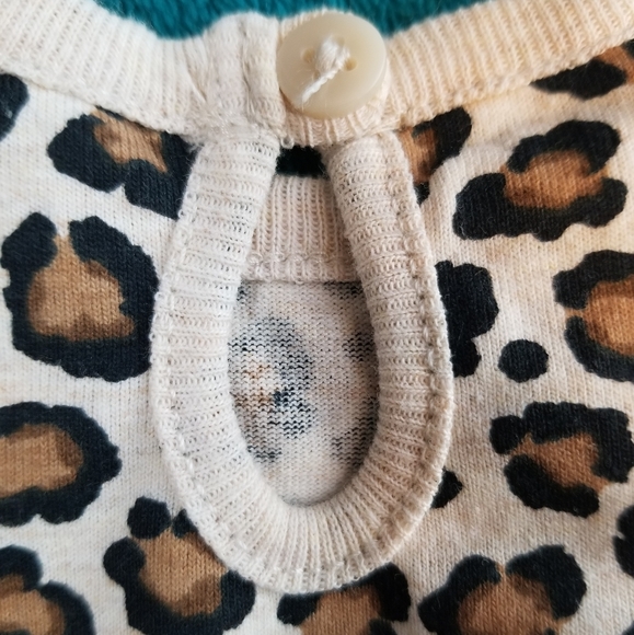 NWOT Animal Print Bodysuit 0-3M - Picture 4 of 6